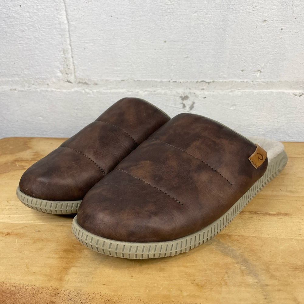 Olukai Mens Size 12 Mua 'Ili Mule Slipper